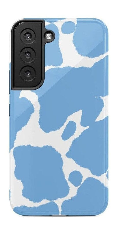 Current MOOd | Light Blue Cow Print Samsung Case Samsung Case Casetry Galaxy S23