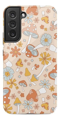 Mushroom Magic | Retro Floral Samsung Case Samsung Case Casetry Galaxy S22 Plus