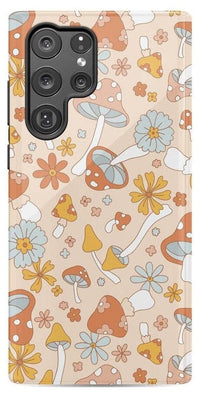 Mushroom Magic | Retro Floral Samsung Case Samsung Case Casetry Galaxy S23 Plus