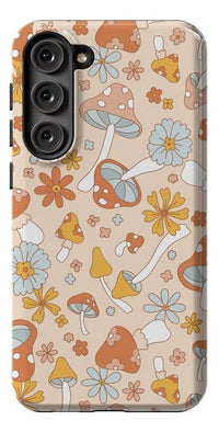 Mushroom Magic | Retro Floral Samsung Case Samsung Case Casetry Galaxy S23 Ultra