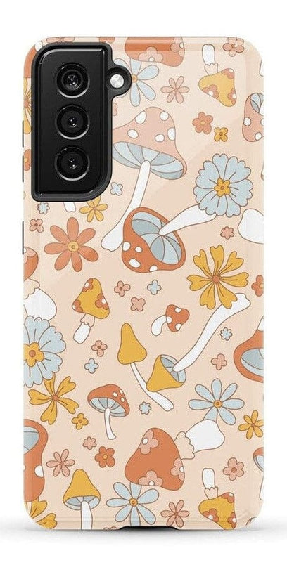 Mushroom Magic | Retro Floral Samsung Case Samsung Case Casetry Galaxy S21