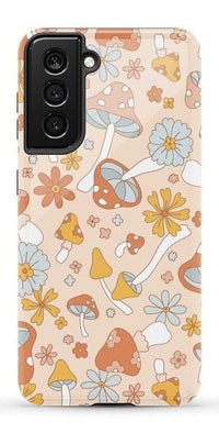 Mushroom Magic | Retro Floral Samsung Case Samsung Case Casetry Galaxy S21