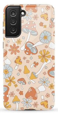 Mushroom Magic | Retro Floral Samsung Case Samsung Case Casetry Galaxy S21 Plus