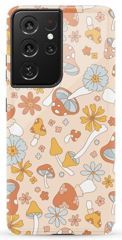 Mushroom Magic | Retro Floral Samsung Case Samsung Case Casetry Galaxy S21 Ultra