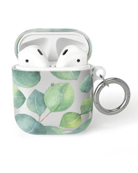 AirPods Case SHOPSTORM_HIDDEN_PRODUCT Casely Club Leaf Me Alone | Green Floral Print AirPods Case 