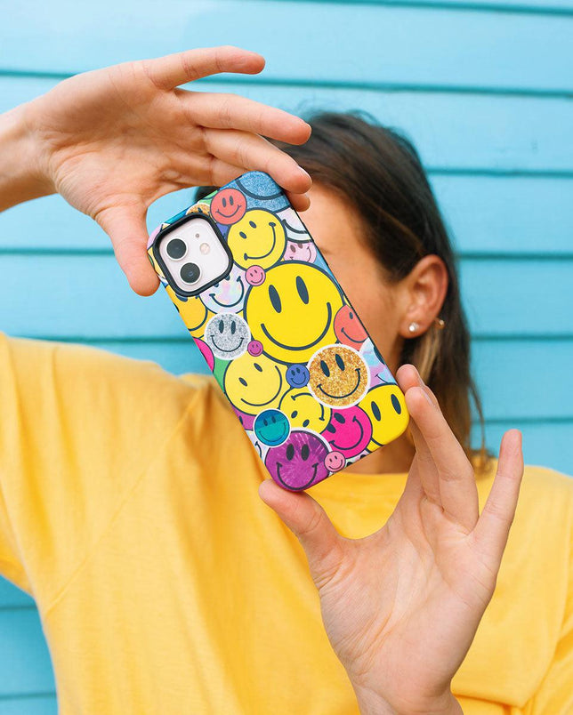 All Smiles | Smiley Face Sticker Case iPhone Case get.casely