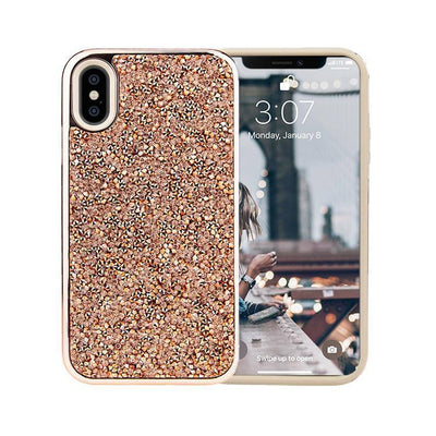 All That Glitter Rose Gold Crystal iPhone Case & Cover | Casely