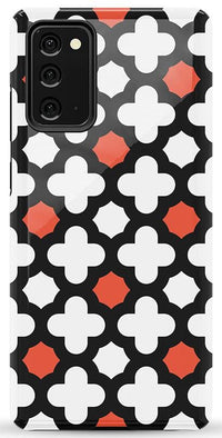 Red Lattice Tile | High Contrast Design Case Phone Case Casetry Essential Galaxy Note 20 
