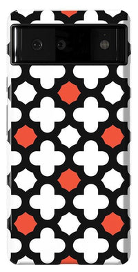 Red Lattice Tile | High Contrast Design Case Phone Case Casetry Essential Google Pixel 6 