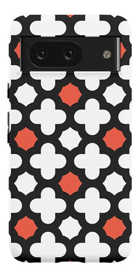 Red Lattice Tile | High Contrast Design Case Phone Case Casetry Essential Google Pixel 8 