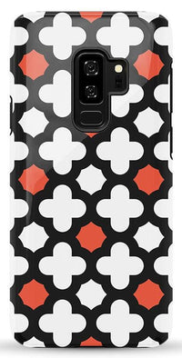 Red Lattice Tile | High Contrast Design Case Phone Case Casetry Essential Galaxy S9 Plus 