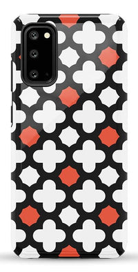 Red Lattice Tile | High Contrast Design Case Phone Case Casetry Essential Galaxy S20 