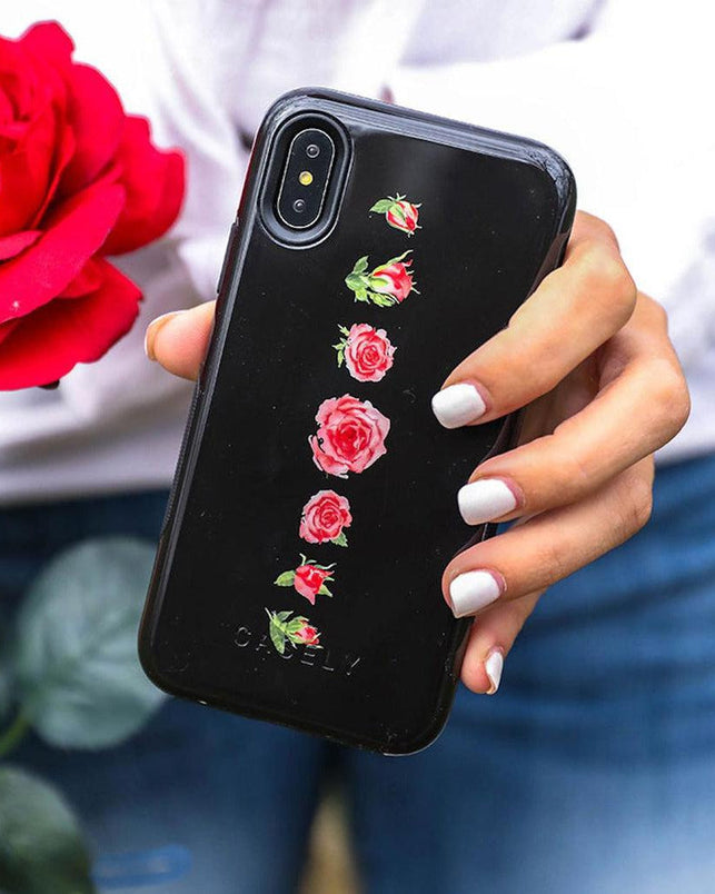 Accept the Rose | Blooming Red Rose Floral Case iPhone Case get.casely 