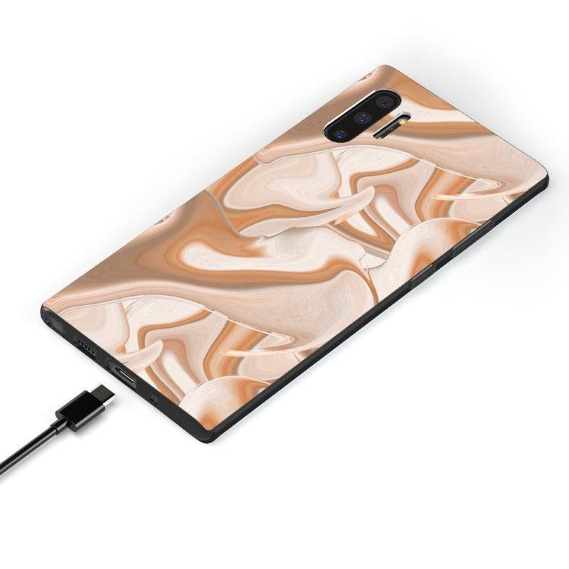 Caramel Delight | Marble Swirl Samsung Case Samsung Case get.casely 