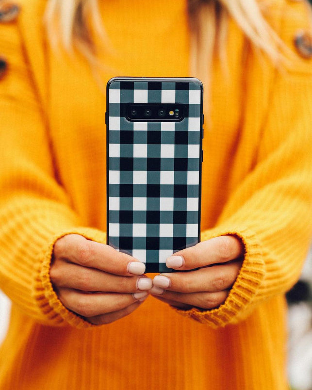 Check Me Out | Checkerboard Samsung Case Samsung Case get.casely 