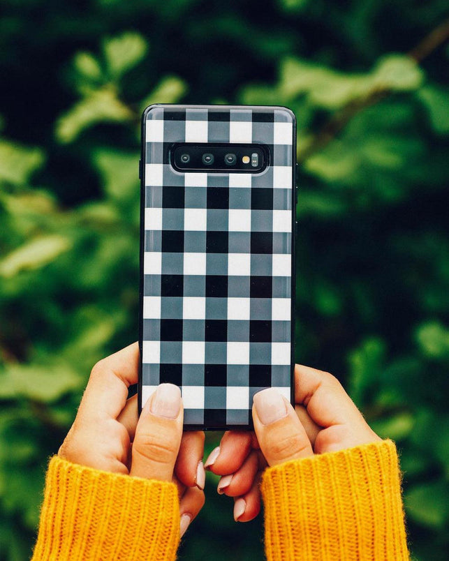 Check Me Out | Checkerboard Samsung Case Samsung Case get.casely 