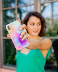 Painting in Pastels | Rainbow Watercolor Case iPhone Case get.casely 