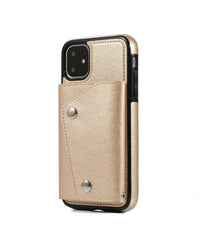 Gold Vegan Leather | Wallet Case iPhone Case get.casely 
