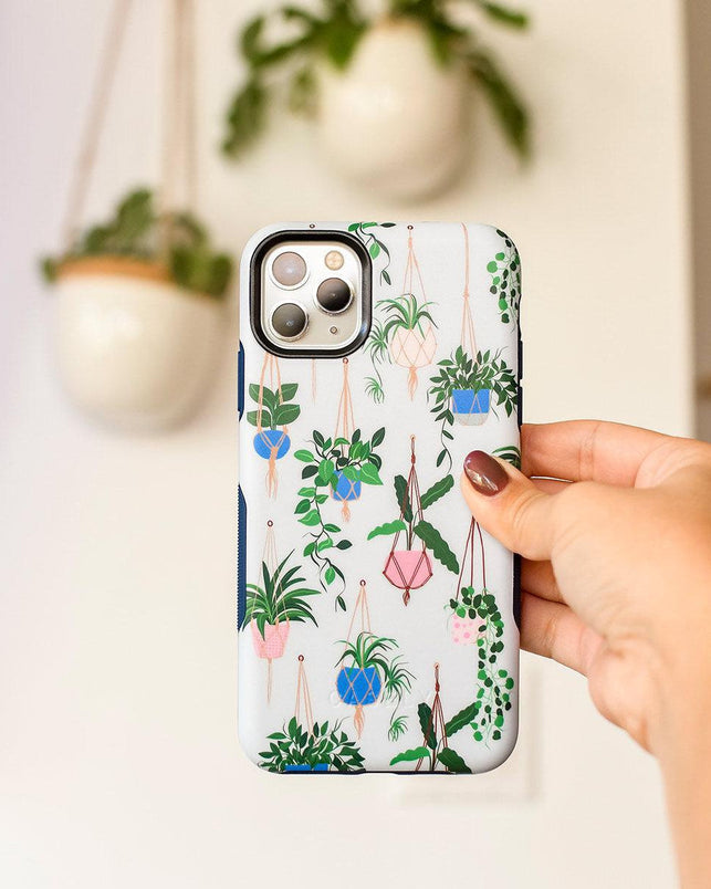 Hanging Around | Potted Plants Floral Case iPhone Case get.casely