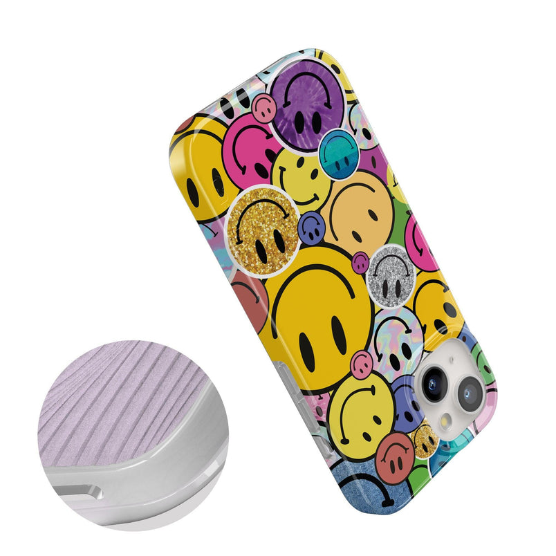 All Smiles | Smiley Face Sticker Case iPhone Case get.casely 