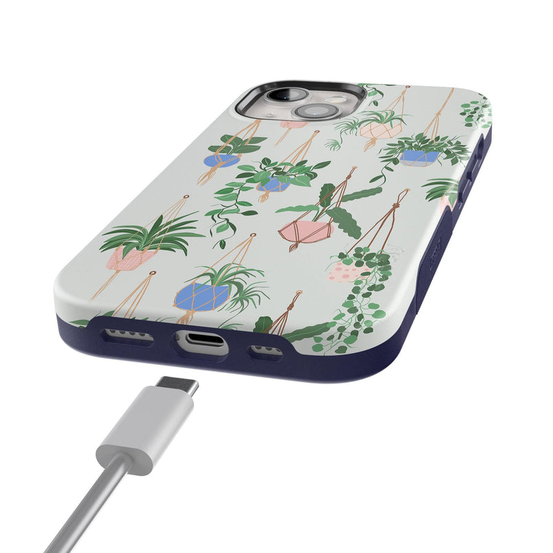 Hanging Around | Potted Plants Floral Case iPhone Case get.casely