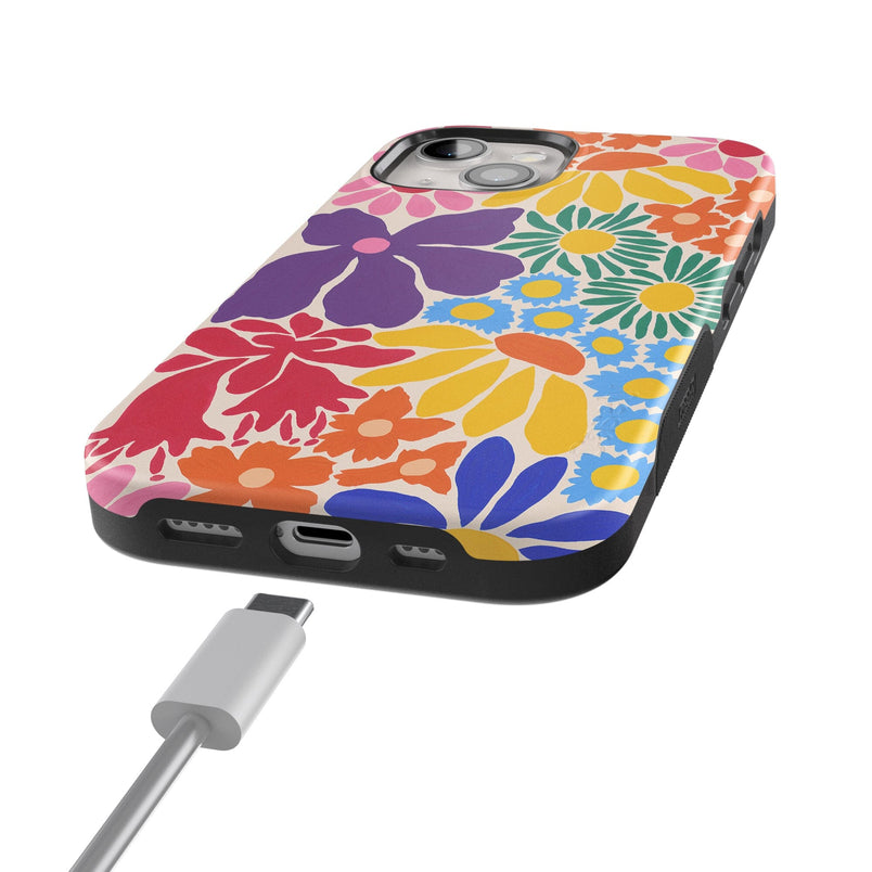 Flower Patch | Multi-Color Floral Case iPhone Case get.casely 