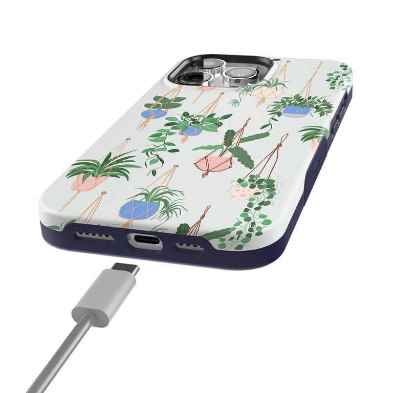 Hanging Around | Potted Plants Floral Case iPhone Case get.casely