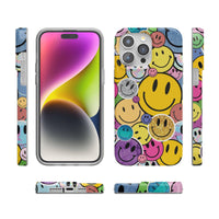 All Smiles | Smiley Face Sticker Case iPhone Case get.casely 