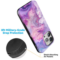 Tie Dying Over You | Purple Marble iPhone Case iPhone Case get.casely 