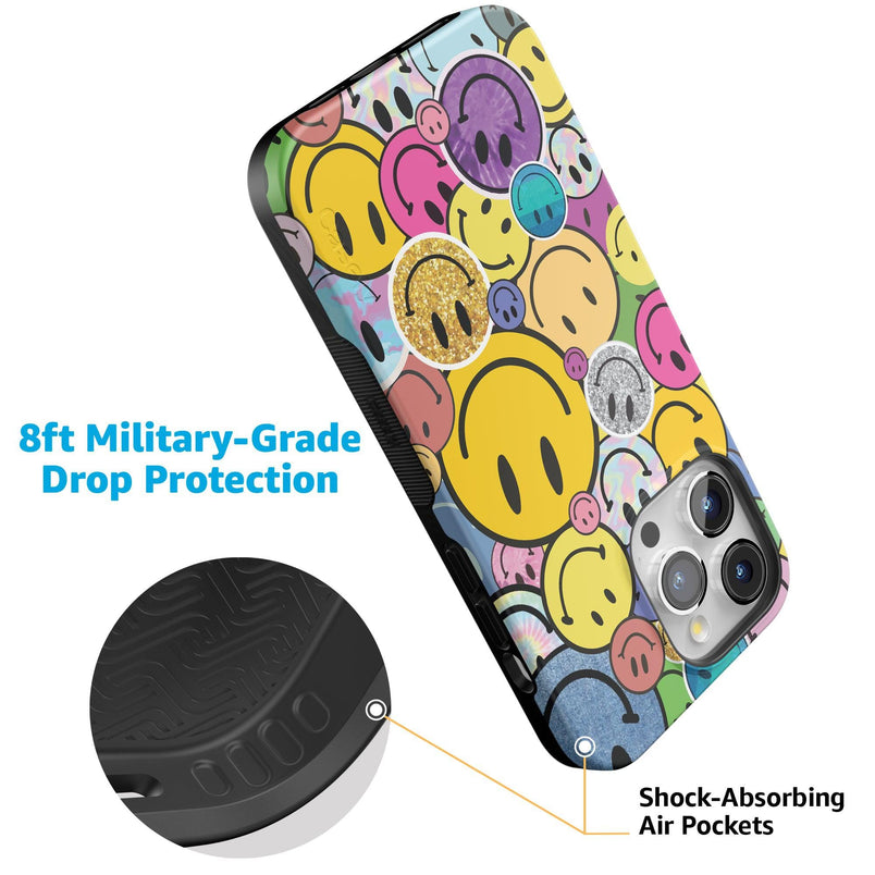 All Smiles | Smiley Face Sticker Case iPhone Case get.casely 