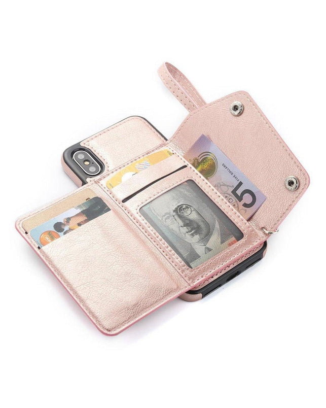 Pink Vegan Leather | Wallet Case iPhone Case get.casely 