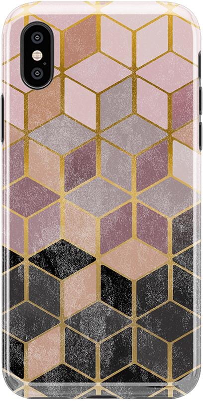 Stepping Up | Geo Rose Gold Marble Case iPhone Case get.casely Classic iPhone XS Max 
