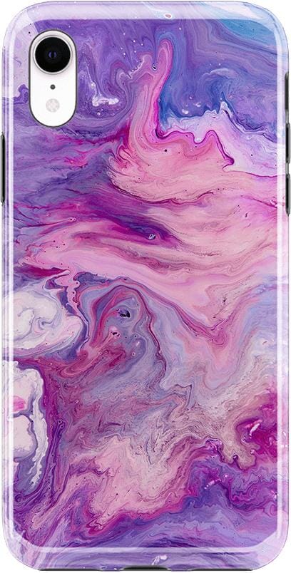 Tie Dying Over You | Purple Marble iPhone Case iPhone Case get.casely Classic iPhone XR