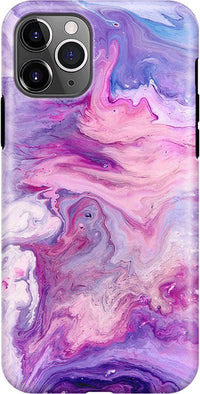 Tie Dying Over You | Purple Marble iPhone Case iPhone Case get.casely Classic iPhone 11 Pro