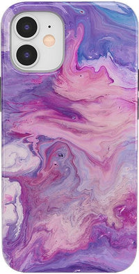 Tie Dying Over You | Purple Marble iPhone Case iPhone Case get.casely Classic iPhone 12 Mini