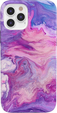 Tie Dying Over You | Purple Marble iPhone Case iPhone Case get.casely Classic iPhone 12 Pro