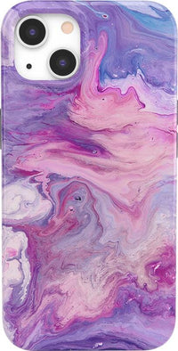 Tie Dying Over You | Purple Marble iPhone Case iPhone Case get.casely Classic iPhone 13 Mini