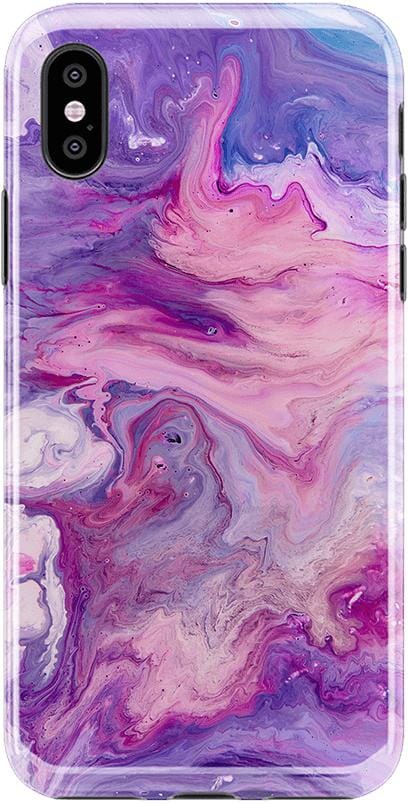 Tie Dying Over You | Purple Marble iPhone Case iPhone Case get.casely Classic iPhone XS Max