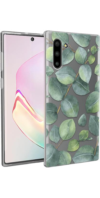 Leaf Me Alone | Green Floral Print Samsung Case Samsung Case get.casely 