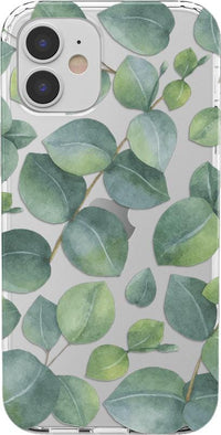 Leaf Me Alone | Green Floral Print Case iPhone Case get.casely Classic iPhone 12 Mini