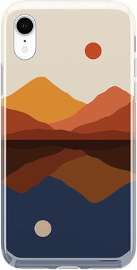 Opposites Attract | Day & Night Colorblock Mountains Case iPhone Case get.casely Classic iPhone XR
