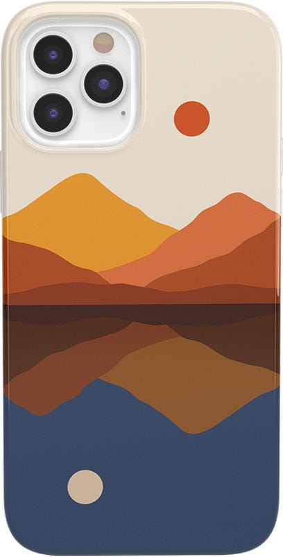 Opposites Attract | Day & Night Colorblock Mountains Case iPhone Case get.casely Classic iPhone 12 Pro Max