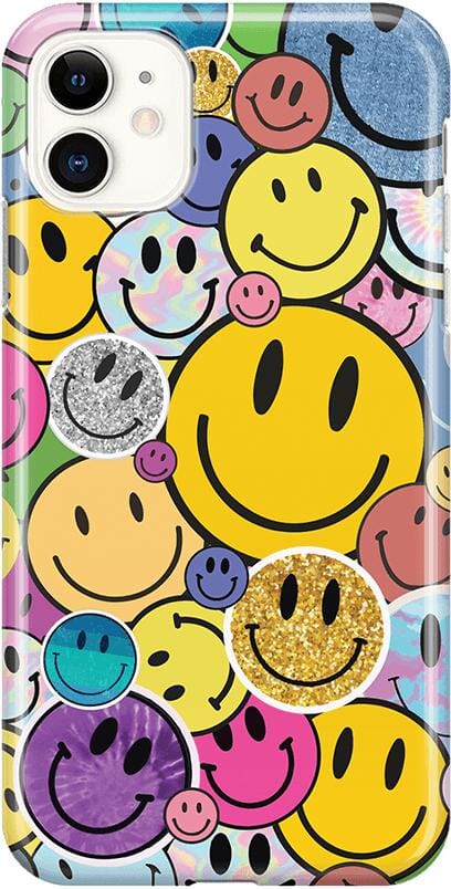 All Smiles | Smiley Face Sticker Case iPhone Case get.casely Classic iPhone 11