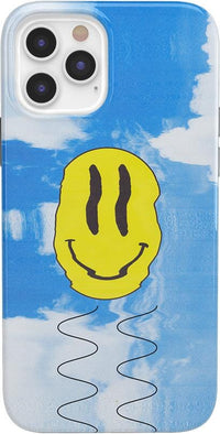 On Cloud Nine | Glitch Smiley Face Case iPhone Case get.casely Classic iPhone 12 Pro Max 