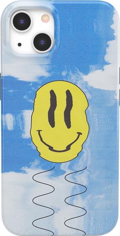 On Cloud Nine | Glitch Smiley Face Case iPhone Case get.casely Classic + MagSafe® iPhone 13 