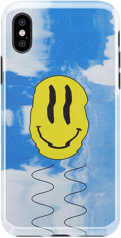 On Cloud Nine | Glitch Smiley Face Case iPhone Case get.casely Classic iPhone XS Max 