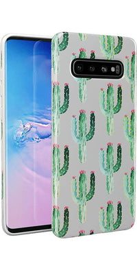 Cactus Patterned Clear Floral Samsung Case Samsung Case get.casely 