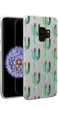 Cactus Patterned Clear Floral Samsung Case Samsung Case get.casely 