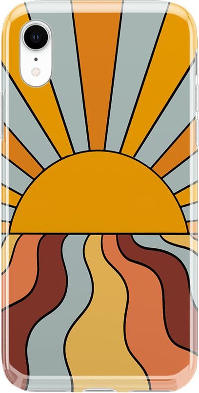 Shine On | Retro Sunset Case iPhone Case get.casely Classic iPhone XR 