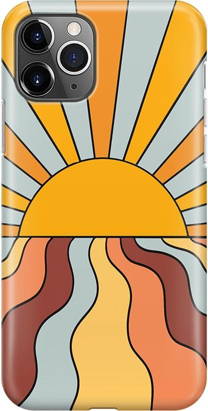 Shine On | Retro Sunset Case iPhone Case get.casely Classic iPhone 11 Pro Max 